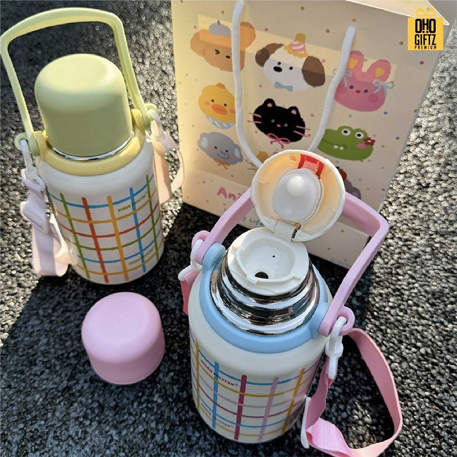 กระติกน้ำสแตนเลส 316 สกรีนโลโก้ ทำเป็นของพรีเมี่ยมได้