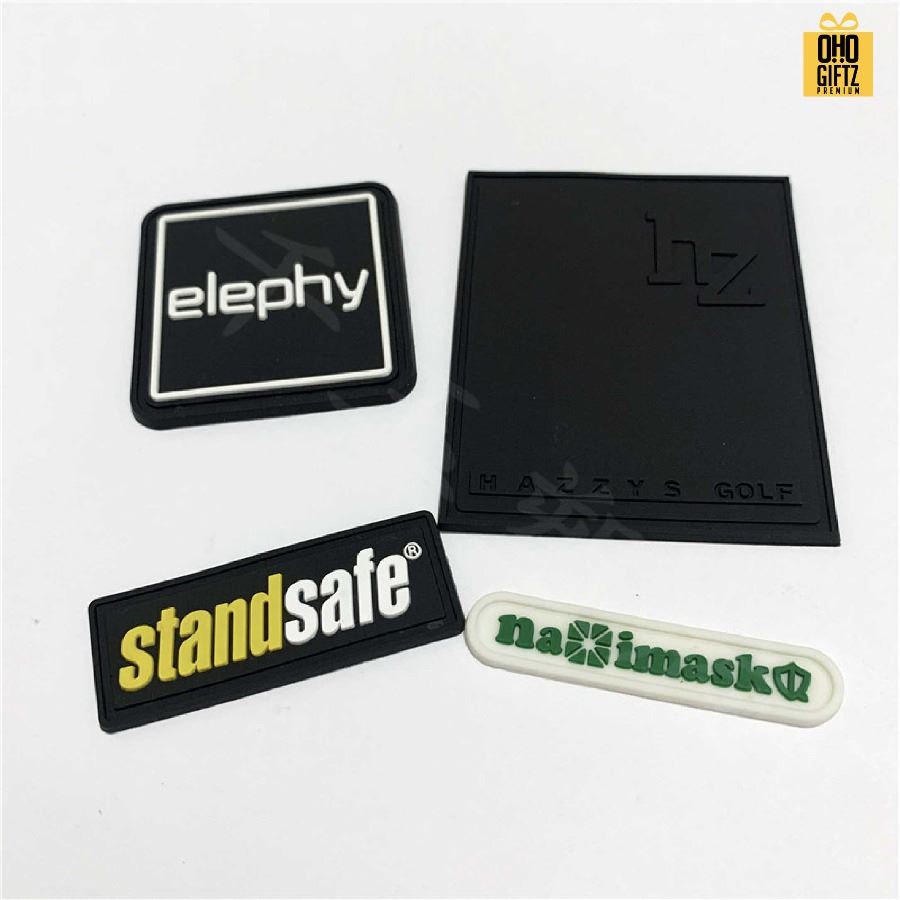 รับผลิตป้ายแท็กยางติดเสื้อ กระเป๋า สกรีนโลโก้ ทำเป็นของพรีเมี่ยม ของชำร่วยได้