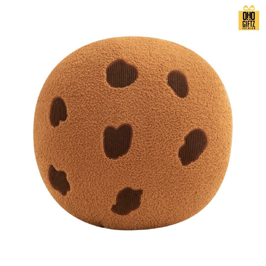 หมอนอิงคุ๊กกี้ สกรีนโลโก้ ทำเป็นของพรีเมี่ยมได้ 