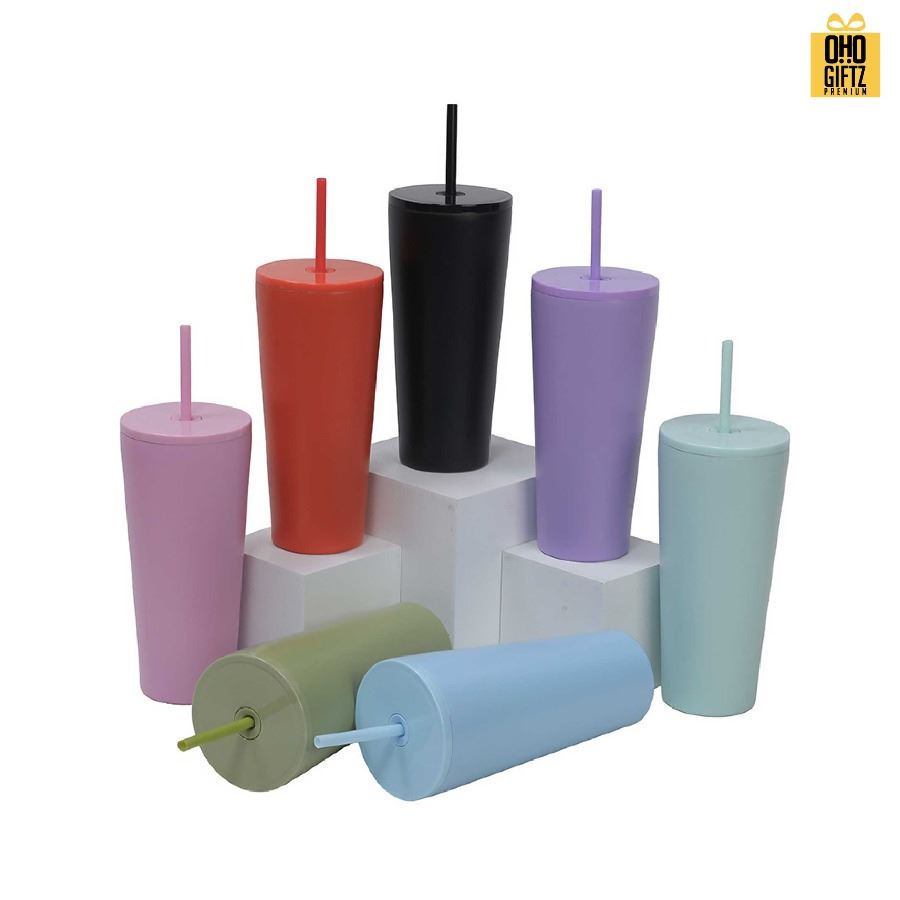 แก้วน้ำสแตนเลสทรงสูง สกรีนโลโก้ ทำเป็นของพรีเมี่ยมได้