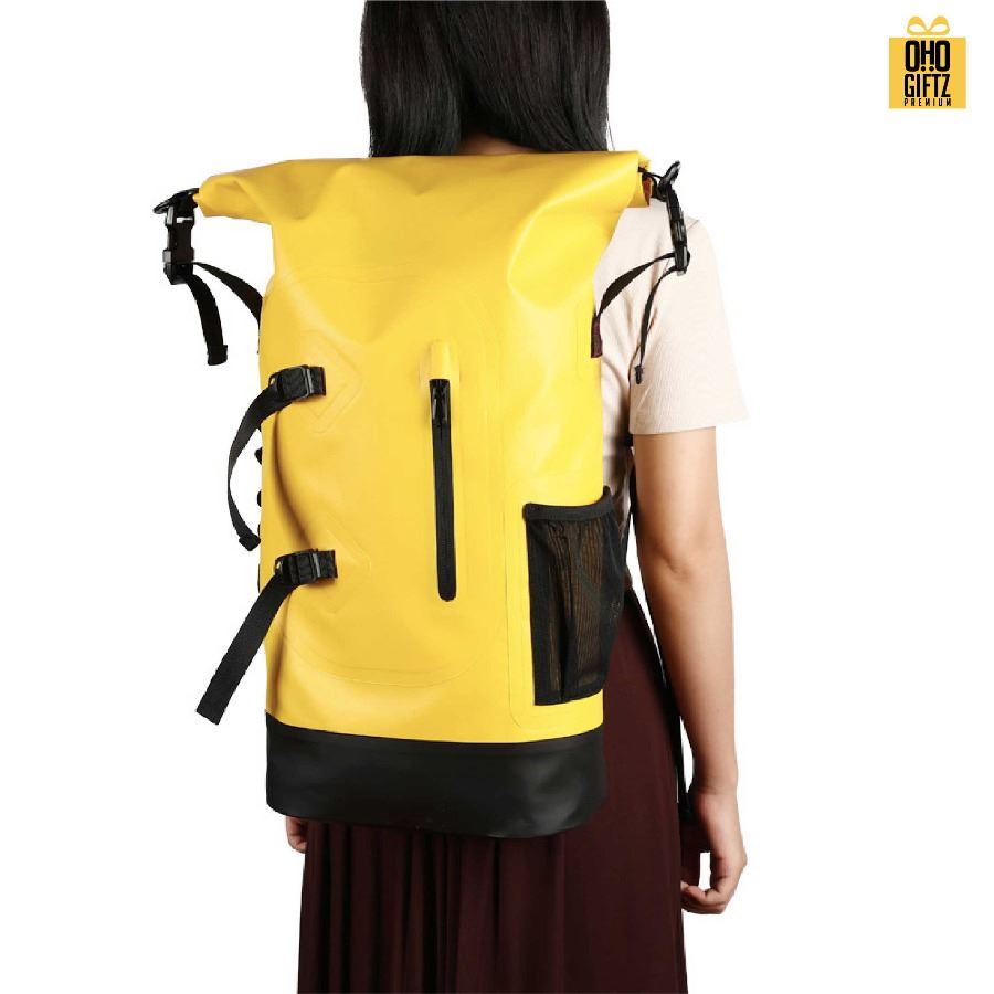 กระเป๋าเป้กันน้ำ PVC สกรีนโลโก้ ทำเป็นของพรีเมี่ยมได้