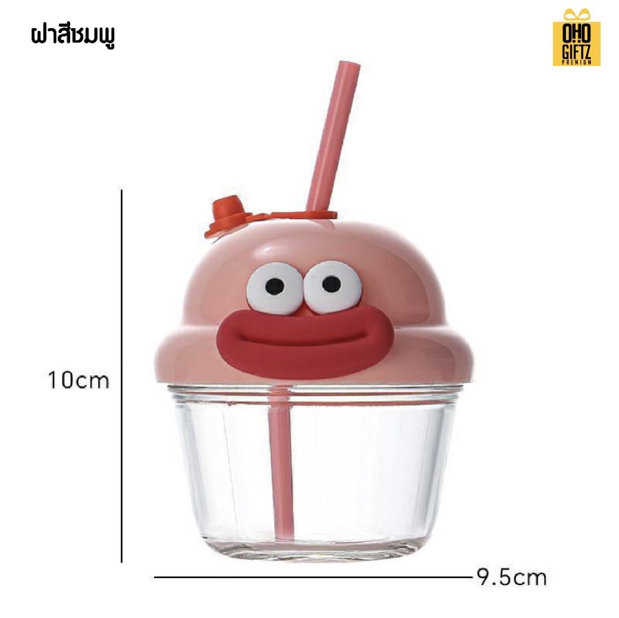 แก้วน้ำหน้าทะเล้น สกรีนโลโก้ ทำเป็นของพรีเมี่ยมได้