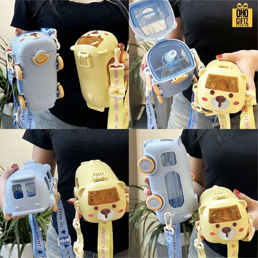 กระติกน้ำรถ สำหรับเด็ก สกรีนชื่อ สกรีนโลโก้ ทำเป็นของพรีเมี่ยมได้ 