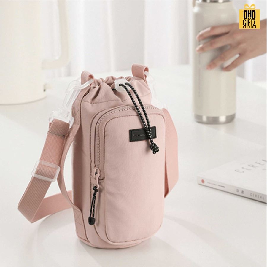 กระเป๋าใส่ขวดน้ำ สกรีนโลโก้ ทำเป็นของพรีเมี่ยมได้