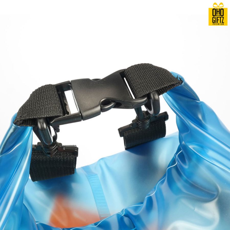 กระเป๋าเป้PVCใสกันน้ำ สกรีนโลโก้ ทำเป็นของพรีเมี่ยม