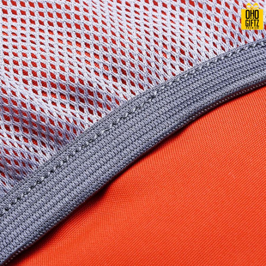 กระเป๋าเป้ผ้าNYLONพับได้ สกรีนโลโก้ ทำเป็นของพรีเมี่ยม ของที่ระลึก