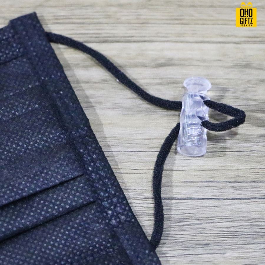 Stoper สปริง 2 รู ใช้สำหรับปรับสายคล้องหูของหน้ากาก