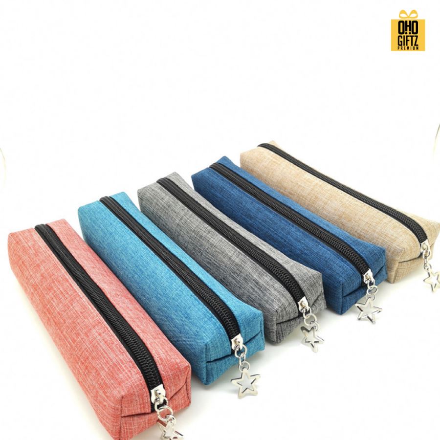 กระเป๋าใส่เครื่องเขียนกันน้ำ สกรีนโลโก้  ทำเป็นของพรีเมี่ยมได้