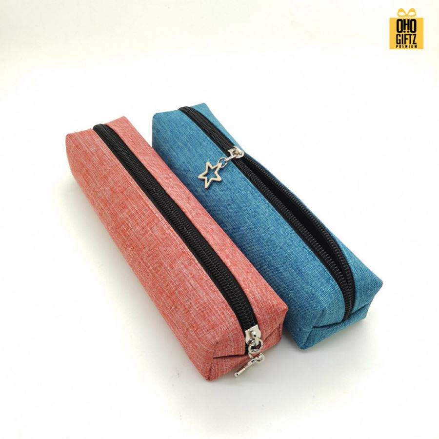 กระเป๋าใส่เครื่องเขียนกันน้ำ สกรีนโลโก้  ทำเป็นของพรีเมี่ยมได้