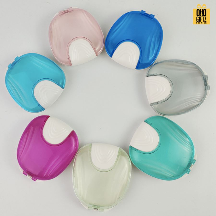 กล่องใส่รีเทนเนอร์สีสวย สกรีนโลโก้  ทำเป็นของพรีเมี่ยมได้