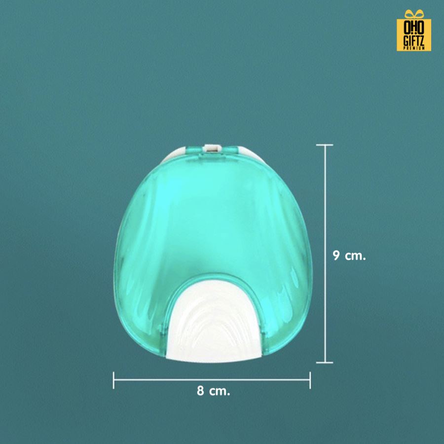 กล่องใส่รีเทนเนอร์สีสวย สกรีนโลโก้  ทำเป็นของพรีเมี่ยมได้