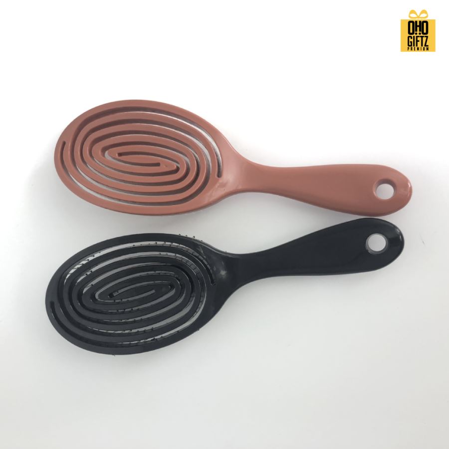 หวีแปรงมีปุ่มนวดผมผ่อนคลาย สกรีนโลโก้  ทำเป็นของพรีเมี่ยมได้