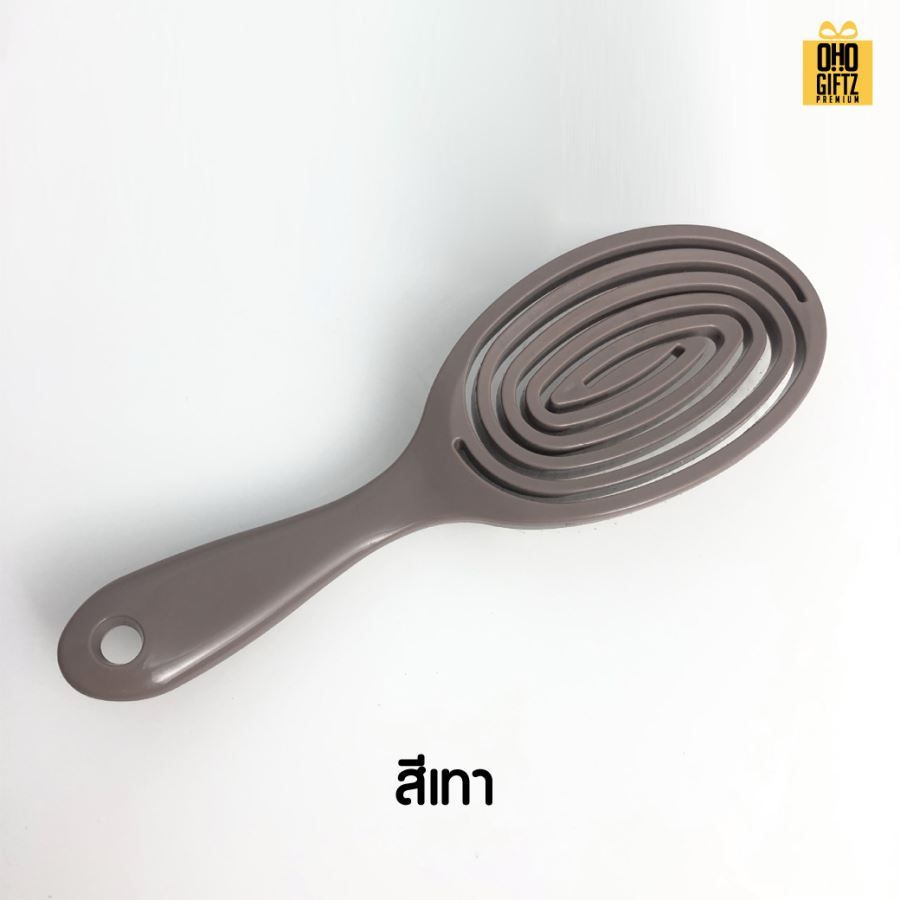 หวีแปรงมีปุ่มนวดผมผ่อนคลาย สกรีนโลโก้  ทำเป็นของพรีเมี่ยมได้