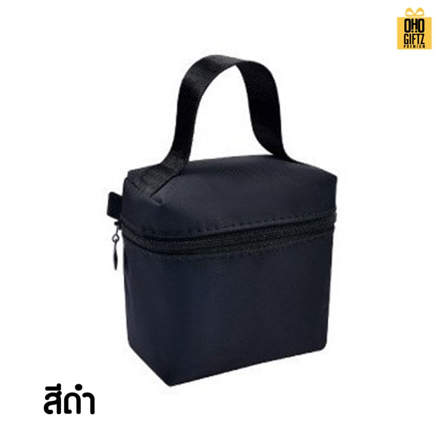 กระเป๋าเครื่องสำอางพกพา สกรีนโลโก้  ทำเป็นของพรีเมี่ยมได้