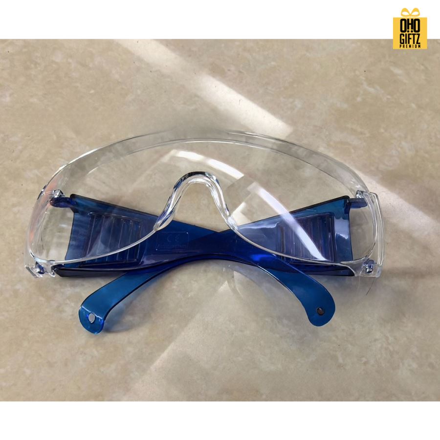 แว่นตาใสกันน้ำ สกรีนโลโก้  ทำเป็นของพรีเมี่ยม