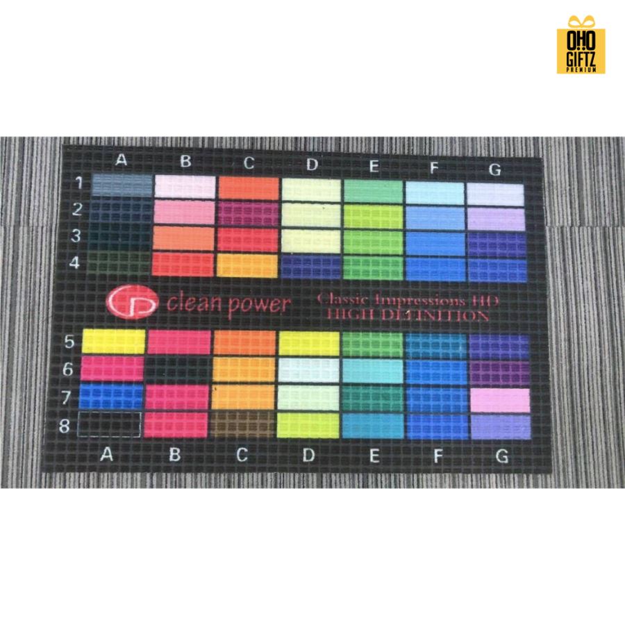 พรมปูพื้น สกรีนโลโก้ได้ไม่จำกัดสี 