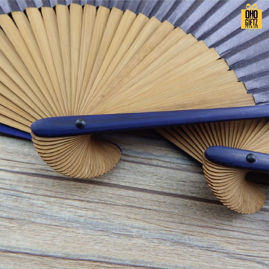 พัดจีนก้านไม้ไผ่ รับผลิตราคาโรงงาน มีให้เลือกหลายแบบ ทำเป็นสินค้าพรีเมี่ยม ของชำร่วย ของที่ระลึกได้