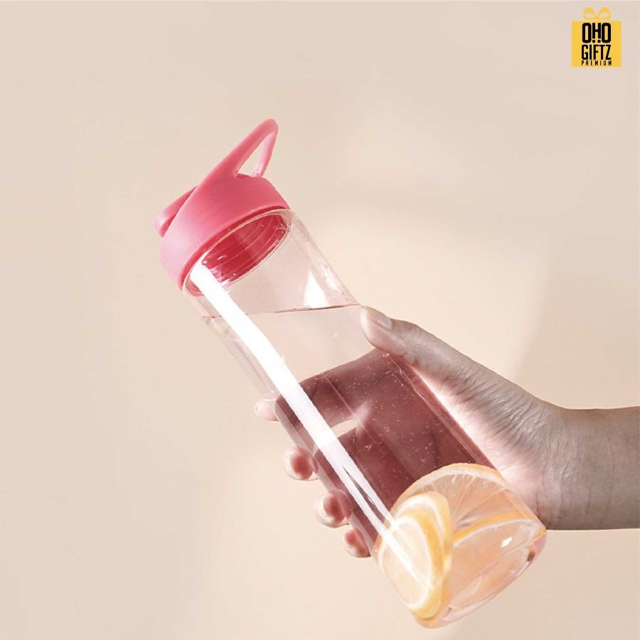 กระบอกพลาสติกใสแบบพกพา สกรีนโลโก้ ทำเป็นของพรีเมี่ยมได้