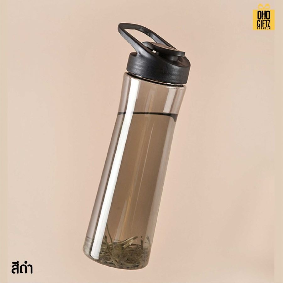 กระบอกพลาสติกใสแบบพกพา สกรีนโลโก้ ทำเป็นของพรีเมี่ยมได้