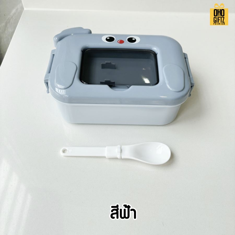 กล่องข้าวการ์ตูนน่ารัก สกรีนโลโก้ ทำเป็นของพรีเมี่ยมได้