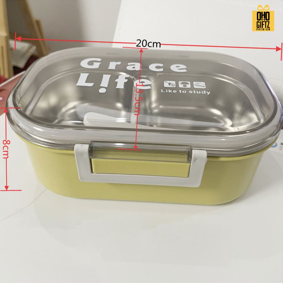 กล่องข้าวสแตนเลส สกรีนโลโก้ ทำเป็นของพรีเมี่ยมได้