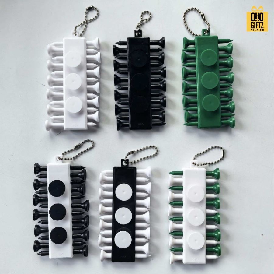 พวงกุญแจชุดตีกอล์ฟ สกรีนโลโก้ ทำเป็นของพรีเมี่ยม ของชำร่วยได้