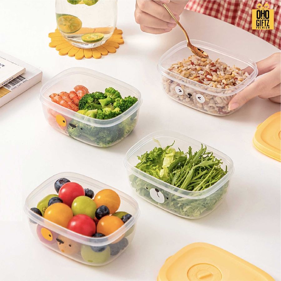 กล่องข้าวเล็กเข้าไมโครเวฟ สกรีนโลโก้ ทำเป็นของพรีเมี่ยมได้