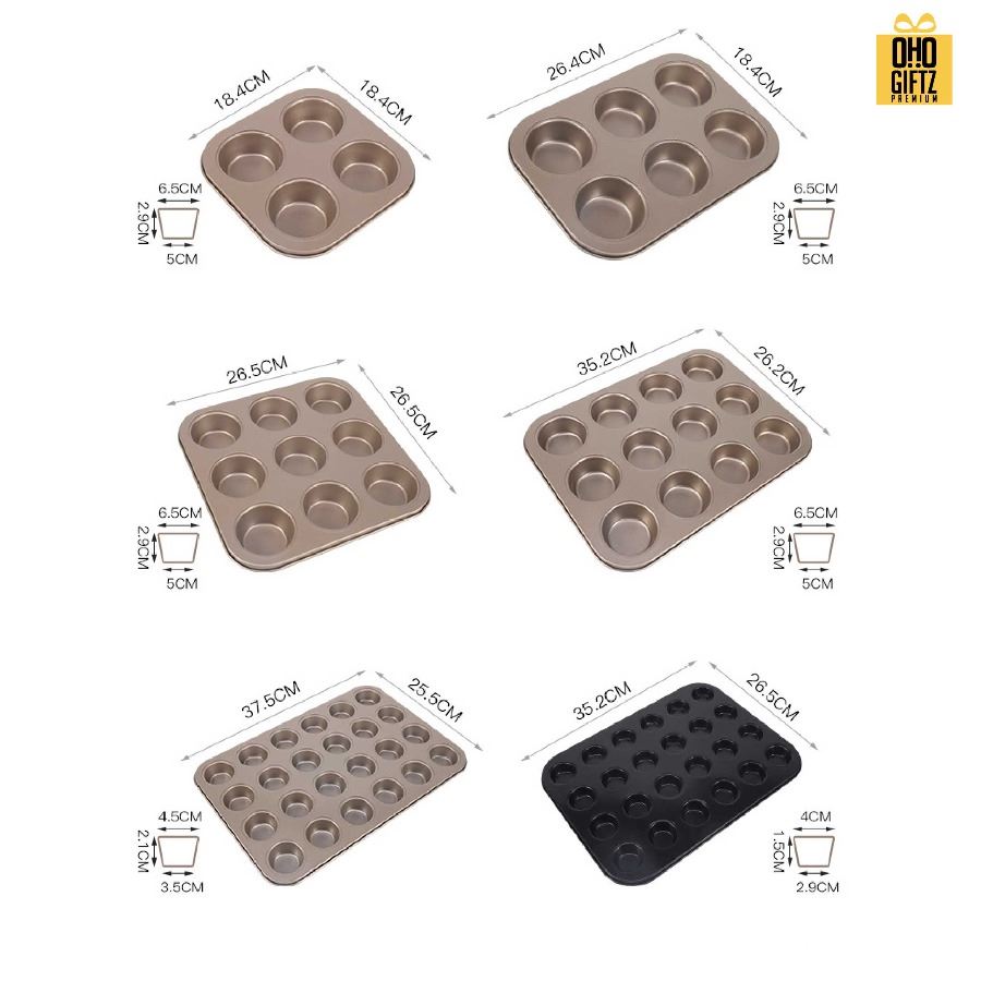 ถาดอบ 9 หลุม สกรีนโลโก้ ทำเป็นของพรีเมี่ยมได้