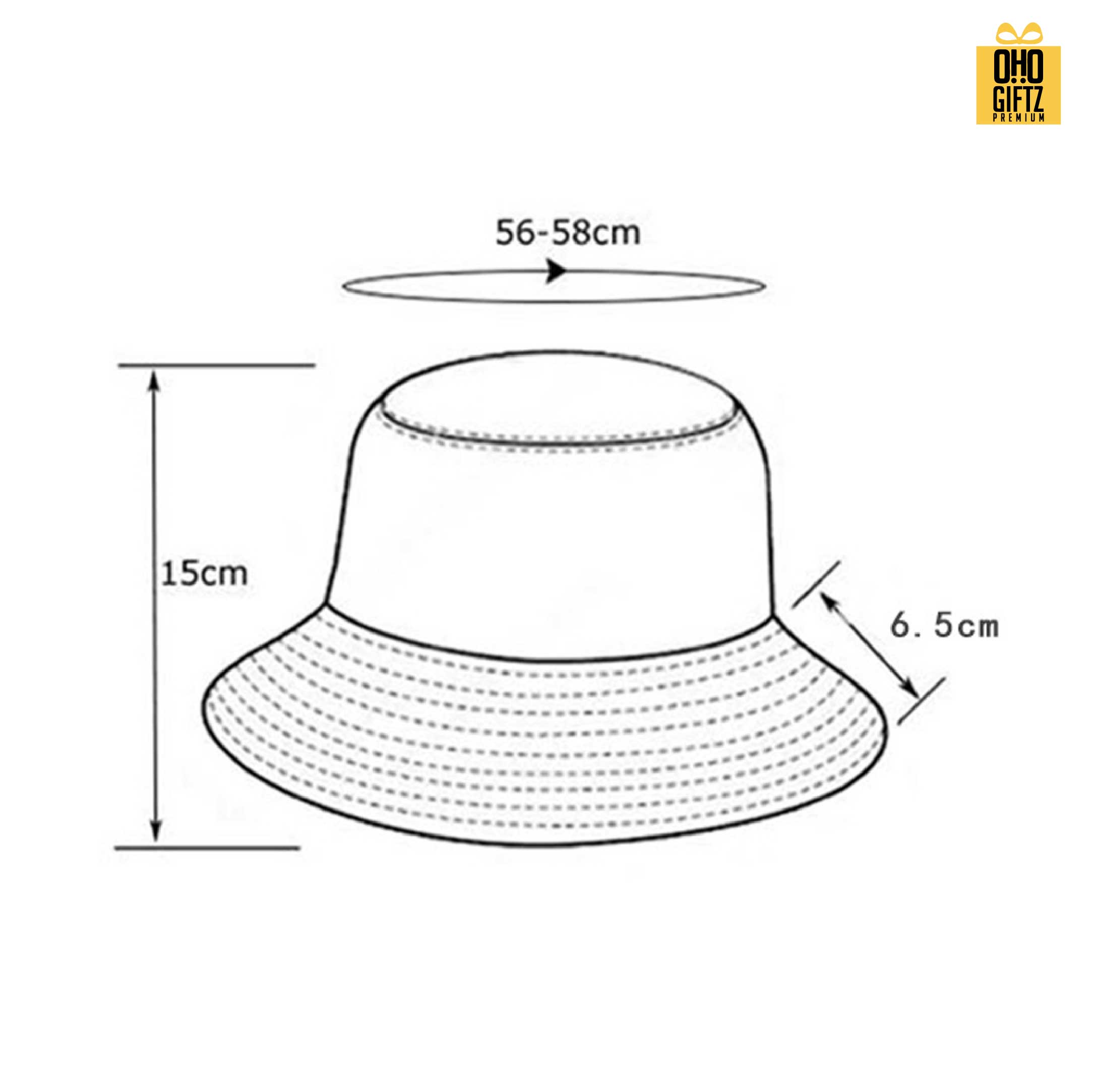 หมวก Bucket สีรุ้ง สกรีนโลโก้ ทำเป็นของพรีเมี่ยม ของที่ระลึกได้