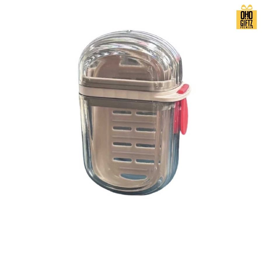 กล่องใส่สบู่แบบพกพา สกรีนโลโก้ ทำเป็นของพรีเมี่ยมได้