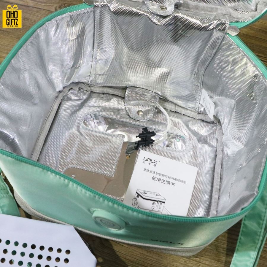 กระเป๋าฆ่าเชื้อ UV ฆ่าเชื้อโรคได้ 99.99%