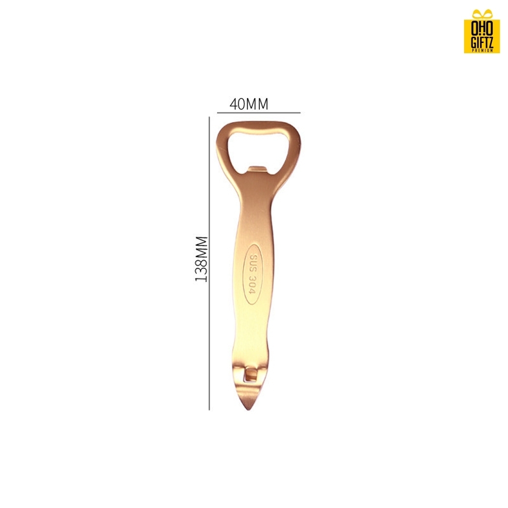 ที่เปิดสแตนเลส สกรีนชื่อ สกรีนโลโก้  ทำเป็นของพรีเมี่ยมได้