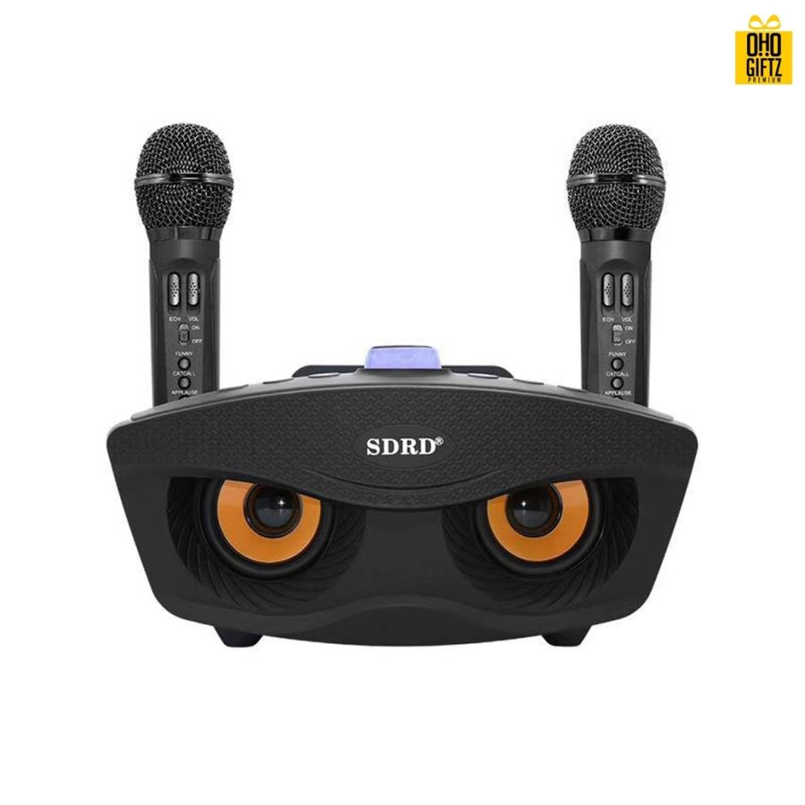 ลำโพงบลูทูธไมโครโฟนไร้สาย สกรีนโลโก้ สกรีนชื่อร้าน ทำเป็นของพรีเมี่ยมได้