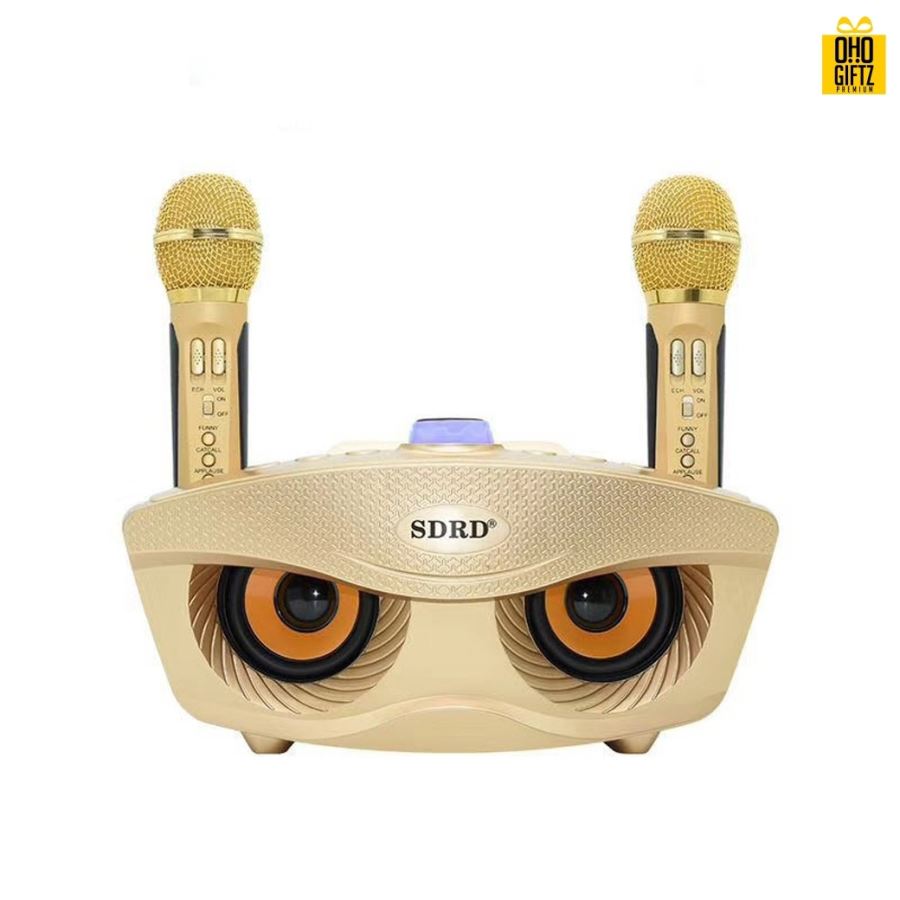 ลำโพงบลูทูธไมโครโฟนไร้สาย สกรีนโลโก้ สกรีนชื่อร้าน ทำเป็นของพรีเมี่ยมได้