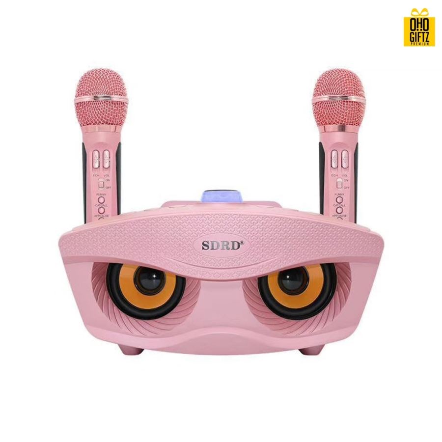 ลำโพงบลูทูธไมโครโฟนไร้สาย สกรีนโลโก้ สกรีนชื่อร้าน ทำเป็นของพรีเมี่ยมได้