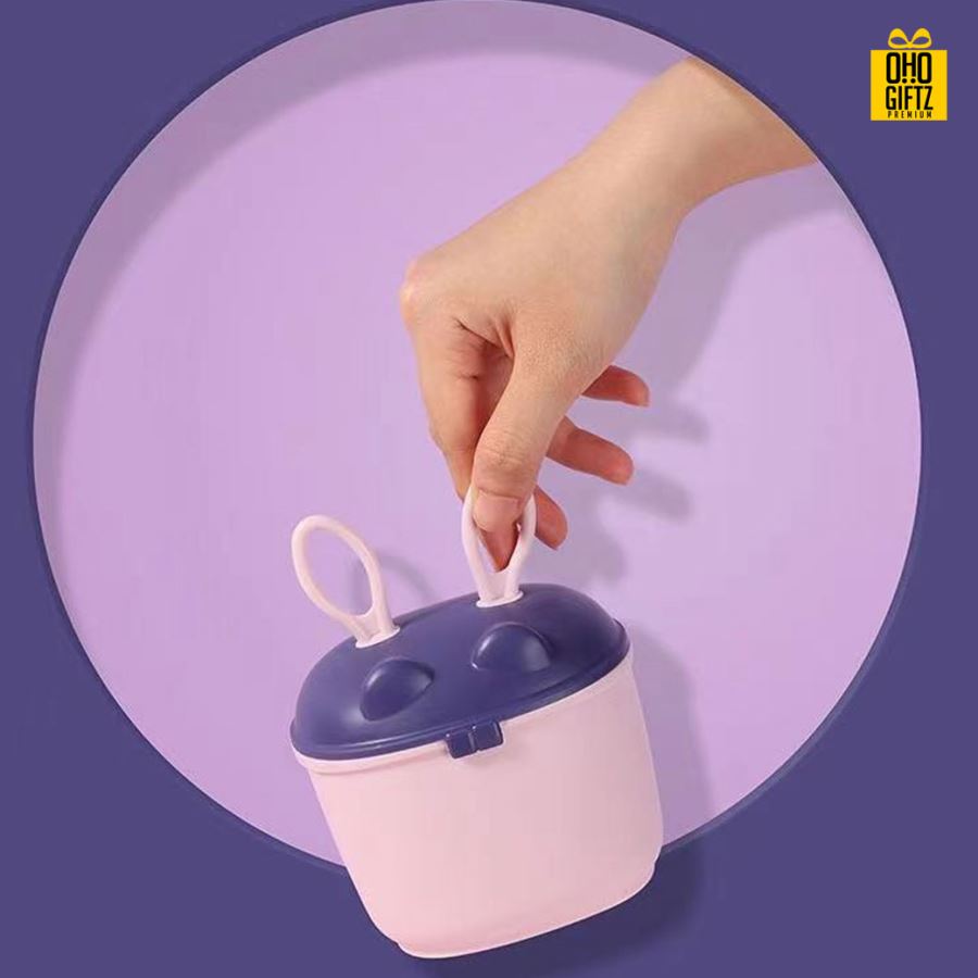 กล่องใส่นมผง สกรีนชื่อ สกรีนโลโก้ทำเป็นของพรีเมี่ยมได้