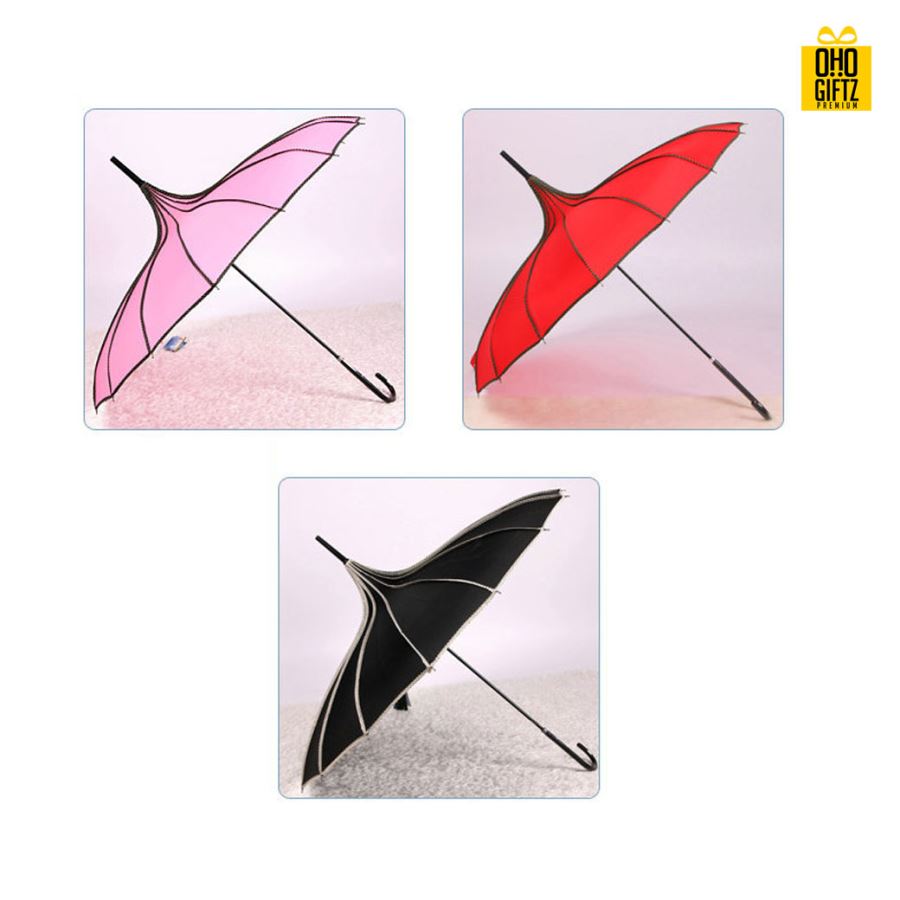 ร่มวินเทจเจดีย์ สกรีนโลโก้ ทำเป็นสินค้าพรีเมี่ยม ของชำร่วย