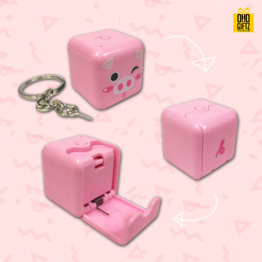 ขาตั้งโทรศัพท์พวงกุญแจ สกรีนโลโก้ ทำเป็นของพรีเมี่ยมได้