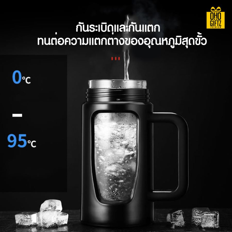 แก้วน้ำขนาดใหญ่ สกรีนชื่อ สกรีนโลโก้  ทำเป็นของพรีเมี่ยมได้