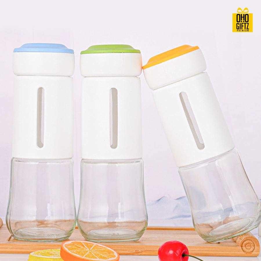 กระบอกแก้วน้ำ สกรีนชื่อ เลเซอร์โลโก้ฟรี  ทำเป็นของพรีเมี่ยมได้