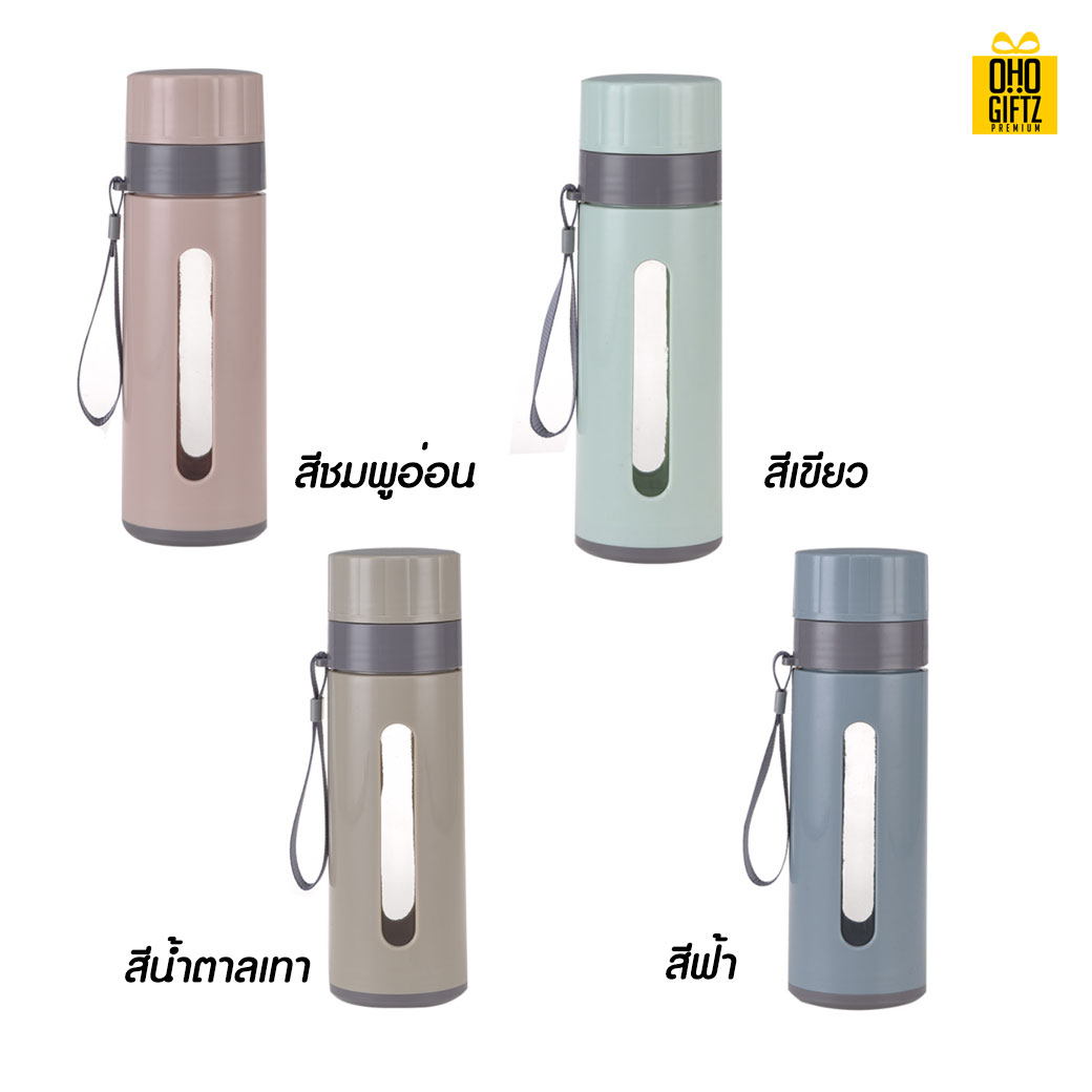 กระบอกแก้วพลาสติก สกรีนชื่อ เลเซอร์โลโก้ฟรี  ทำเป็นของพรีเมี่ยมได้