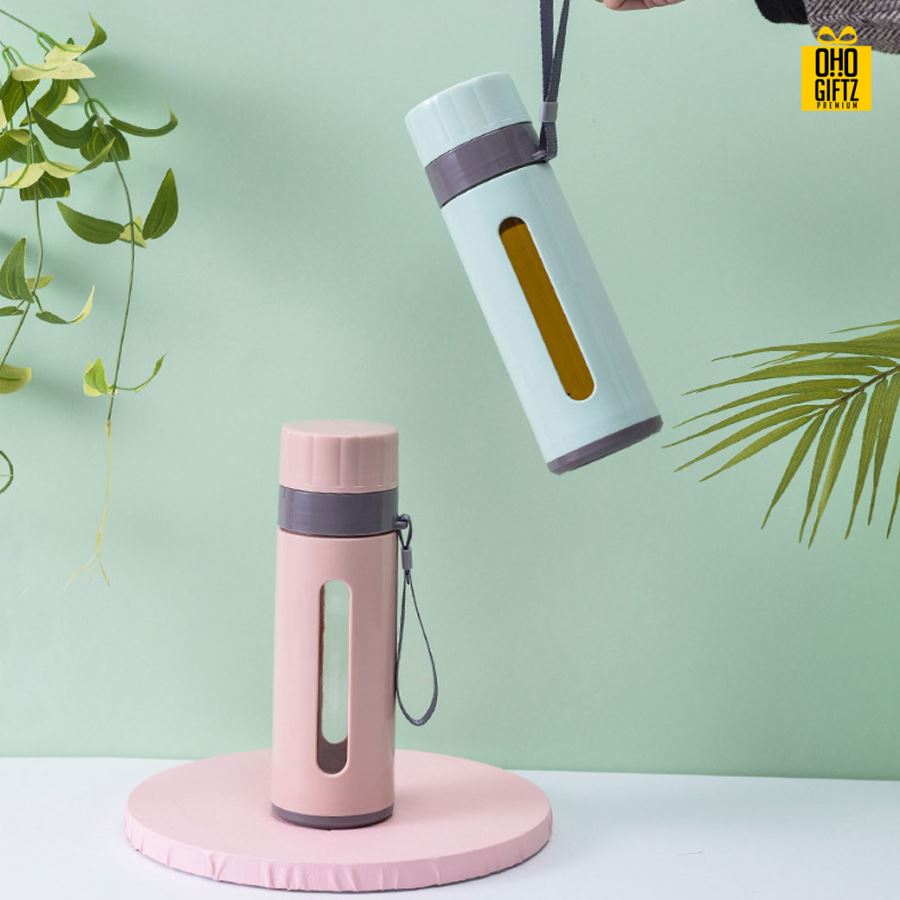 กระบอกแก้วพลาสติก สกรีนชื่อ เลเซอร์โลโก้ฟรี  ทำเป็นของพรีเมี่ยมได้