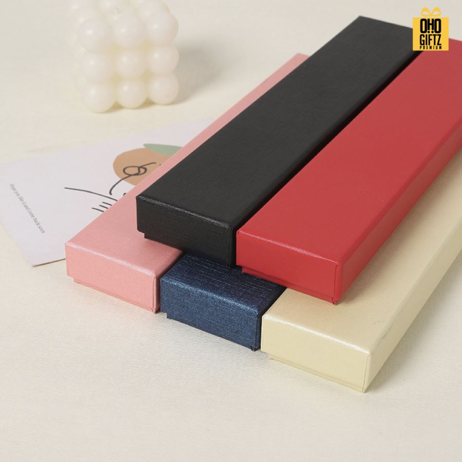 กล่องใส่พัดจีน สกรีนโลโก้ ทำเป็นของพรีเมี่ยม 