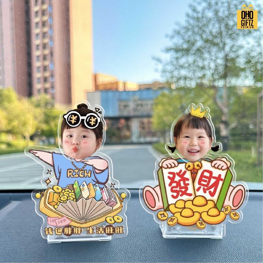 รับผลิตโมเดลหัวเขย่า อะคริลิค สกรีนชื่อ สกรีนโลโก้ ทำเป็นของพรีเมี่ยมได้