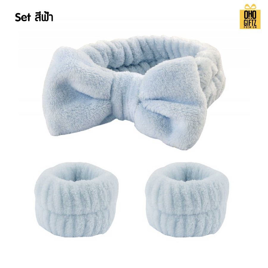 ที่คาดผมล้างหน้า สกรีนชื่อ สกรีนโลโก้ ทำเป็นของพรีเมี่ยมได้