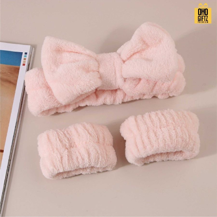 ที่คาดผมล้างหน้า สกรีนชื่อ สกรีนโลโก้ ทำเป็นของพรีเมี่ยมได้