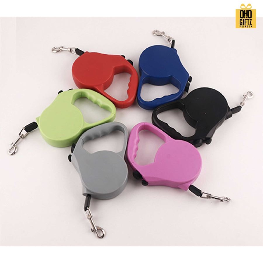 สายจูงสัตว์ สายยืดหดอัตโนมัติ สกรีนชื่อ สกรีนโลโก้ ทำเป็นของพรีเมี่ยมได้