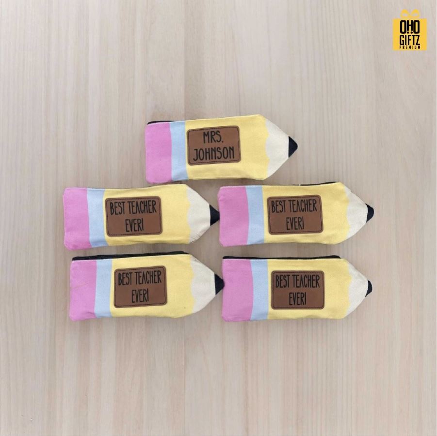 กระเป๋าใส่ดินสอผ้า ทรงดินสอ สกรีนโลโก้ ทำเป็นของพรีเมี่ยม