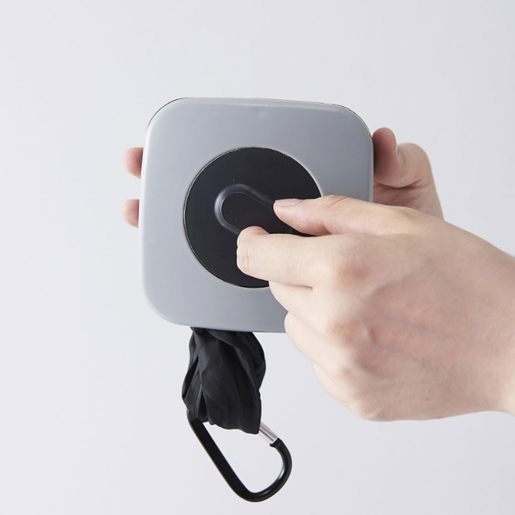 กระเป๋าไนล่อนพับได้พร้อมกล่อง สกรีนโลโก้ ทำเป็นของพรีเมี่ยม ของที่ระลึก