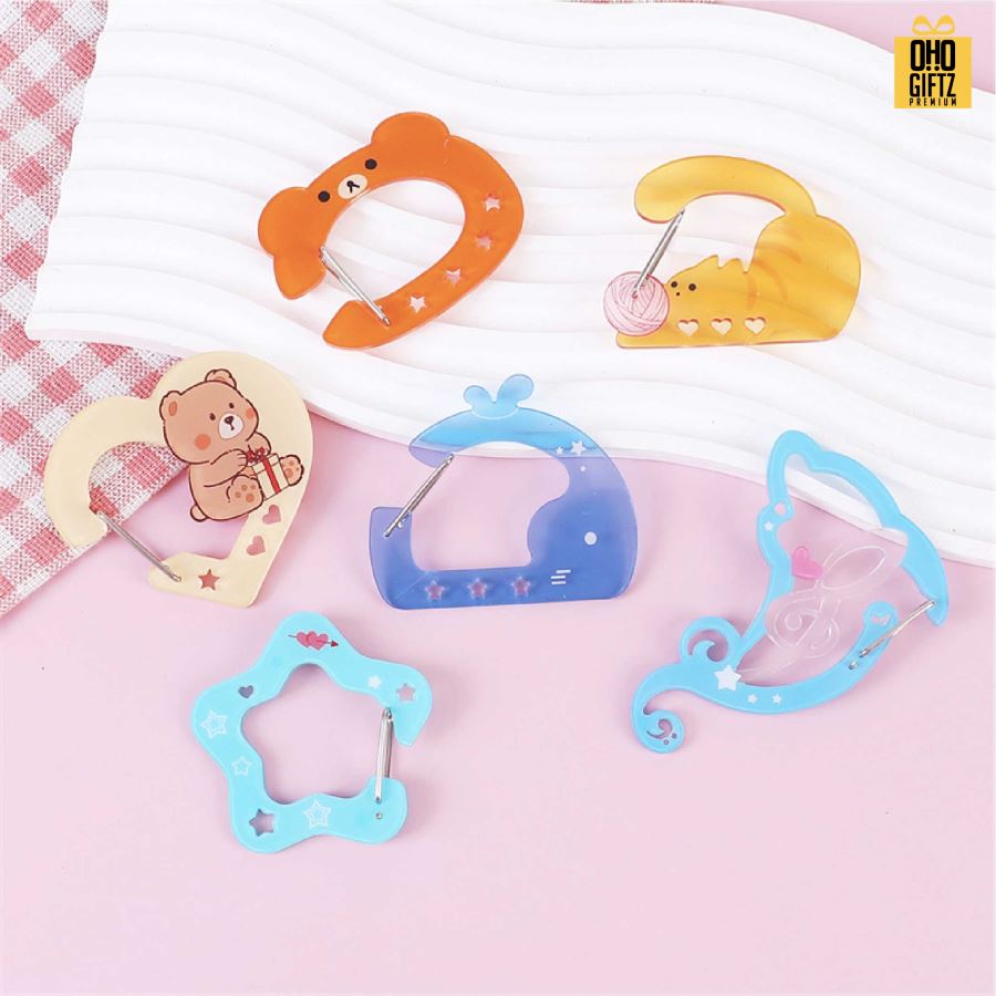 หัวห่วงอะคลีลิคคาราบิเนอร์ ดีไซน์ตามต้องการ สกรีนโลโก้ ทำเป็นของพรีเมี่ยม ของชำร่วยได้